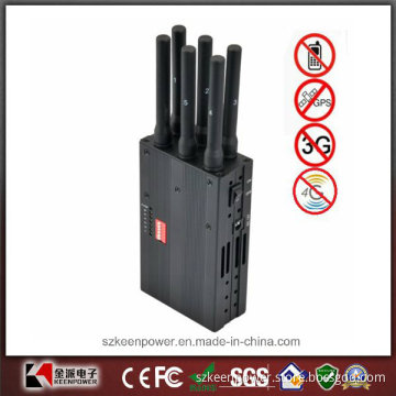2014 New Handheld 6 Bands 4G Lte 4G Wimax Cell Phone Jammer 4G Jammer 3G Jammer